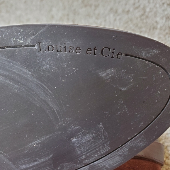 Louise Et Cie Womens Booties. Brown leather and suede. Size 9 - Picture 8 of 9